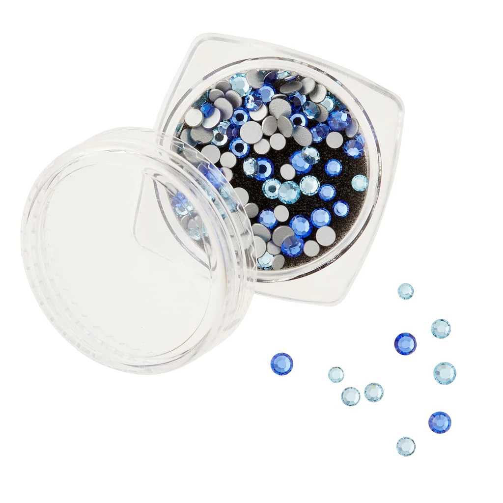 Outlet 🥰 Crystal Radiance Sapphire & Aquamarine Nail European Crystals by Bead Landing™, 122ct. 😀 6 Outlet 🥰 Crystal Radiance Sapphire & Aquamarine Nail European Crystals by Bead Landing™, 122ct. 😀 - Image 4