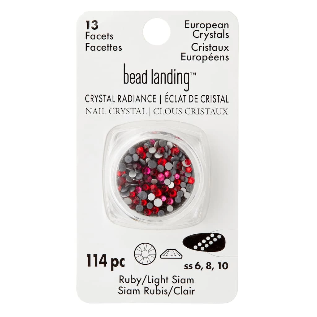Cheap 🛒 Crystal Radiance Ruby & Light Siam Nail European Crystals by Bead Landing™, 114ct. 🔔 5 Cheap 🛒 Crystal Radiance Ruby & Light Siam Nail European Crystals by Bead Landing™, 114ct. 🔔 - Image 3
