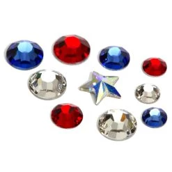New 🔥 6 Packs: 79 ct. (474 total) Crystal Radiance U.S.A. Flatback European Crystals by Bead Landing™ 🔔