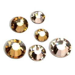 Buy ⭐ 12 Packs: 66 ct. (792 total) Crystal Radiance Pop Champagne Hotfix European Crystals by Bead Landing™ 🎉