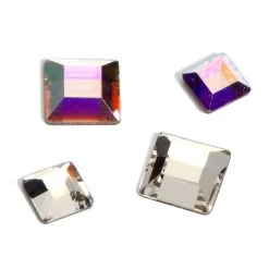 Cheapest ❤️ Crystal Radiance Square Mix Flatback European Crystals by Bead Landing™ 🥰