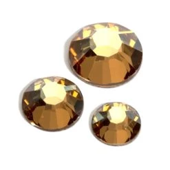 Discount ❤️ Crystal Radiance Golden Honey Flatback European Crystals by Bead Landing™ ✨