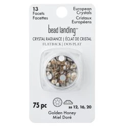 Discount ❤️ Crystal Radiance Golden Honey Flatback European Crystals by Bead Landing™ ✨ 10 Discount ❤️ Crystal Radiance Golden Honey Flatback European Crystals by Bead Landing™ ✨ -Deals Bead Landing Store 10682759 30