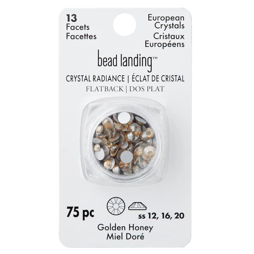 Discount ❤️ Crystal Radiance Golden Honey Flatback European Crystals by Bead Landing™ ✨ 5 Discount ❤️ Crystal Radiance Golden Honey Flatback European Crystals by Bead Landing™ ✨ - Image 3