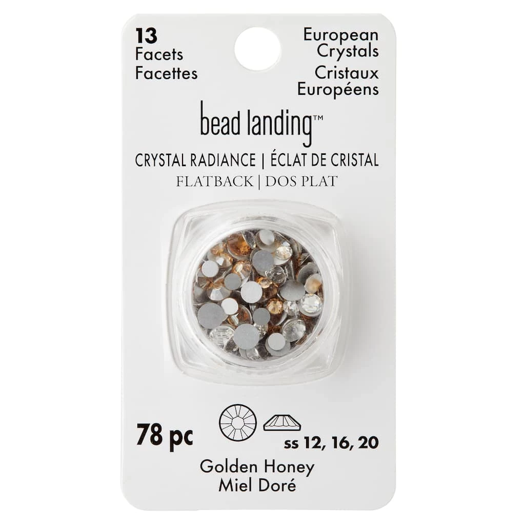 Budget 🤩 Crystal Radiance Golden Honey Mix Flatback European Crystals by Bead Landing™ 👍 5 Budget 🤩 Crystal Radiance Golden Honey Mix Flatback European Crystals by Bead Landing™ 👍 - Image 3