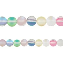 Brand new 🤩 12 Pack: Multicolor Matte Glass Round Beads by Bead Landing™ 🎁