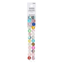 Brand new 🤩 12 Pack: Multicolor Matte Glass Round Beads by Bead Landing™ 🎁 -Deals Bead Landing Store 10685543 2 1