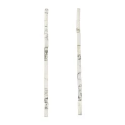 Promo 🥰 White Howlite Tube Beads, 16mm by Bead Landing™ 🎉 -Deals Bead Landing Store 10685870 2