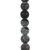Hot Sale 🛒 12 Pack: Black Crackle Agate Round Beads, 6mm by Bead Landing™ 🎁 -Deals Bead Landing Store 10685874 1 1