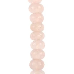Deals 🌟 Rose Quartz Rondelle Beads, 6mm by Bead Landing™ 🛒