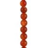 Buy 😍 Amber Fire Agate Round Beads by Bead Landing™ ✔️ -Deals Bead Landing Store 10685901 1