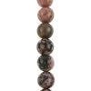 Top 10 🛒 Brown & Black Rhodonite Round Beads by Bead Landing™ ⌛