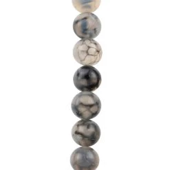 Best Pirce 👏 Black Rutilated Agate Round Beads, 10mm by Bead Landing™ 🔔