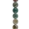 Budget 👏 12 Pack: Multicolor Fancy Jasper Flat Round Beads, 10mm by Bead Landing™ 😉 -Deals Bead Landing Store 10685918 1 1