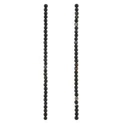 Deals 🎉 Blue & Black Tuxedo Agate Round Beads, 4mm by Bead Landing™ 💯 -Deals Bead Landing Store 10685919 2