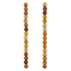 Brand new ⌛ Yellow Crackled Agate Round Beads by Bead Landing™ ⭐ -Deals Bead Landing Store 10685928 2