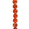 Wholesale ⌛ 12 Pack: Red Faceted Agate Round Coin Beads, 8mm by Bead Landing™ ⭐