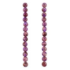 Discount ❤️ Purple Dyed Imperial Jasper Round Beads by Bead Landing™ 🛒 -Deals Bead Landing Store 10685942 2