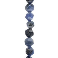 Cheapest ๐คฉ 12 Pack: Blue Faceted Sodalite Round Beads, 8mm by Bead Landing™ ๐