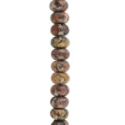 Best reviews of ๐ 12 Pack: Leopard Jasper Rondelle Beads, 8mm by Bead Landing™ ๐งจ