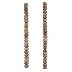 Budget 🔔 Leopard Jasper Rondelle Beads, 8mm by Bead Landing™ 🌟 -Deals Bead Landing Store 10685993 2 1