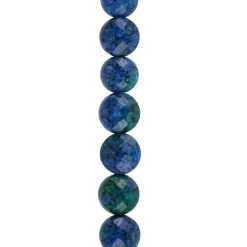 Best reviews of 🔥 Blue Chrysocolla Faceted Coin Beads, 8mm by Bead Landing™ 🎉
