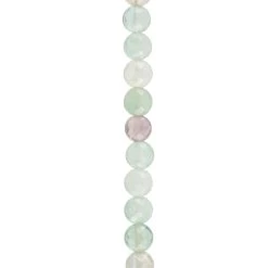 Top 10 ✔️ Pink & Blue Faceted Fluorite Coin Beads by Bead Landing™ 😀