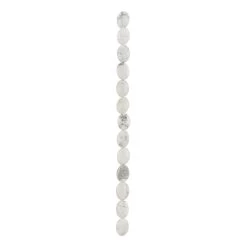 Promo ⌛ 12 Pack: White Howlite Flat Oval Beads, 14mm by Bead Landing™ 😀 -Deals Bead Landing Store 10686207 2 1