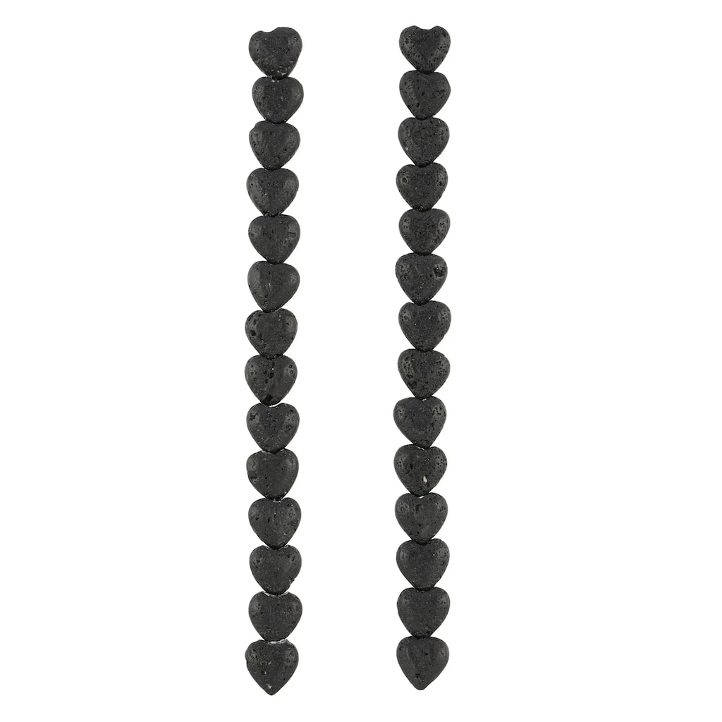 Best deal โ๏ธ 12 Pack: Black Lava Heart Beads, 10mm by Bead Landing™ ๐ 5 Best deal โ๏ธ 12 Pack: Black Lava Heart Beads, 10mm by Bead Landing™ ๐ - Image 3