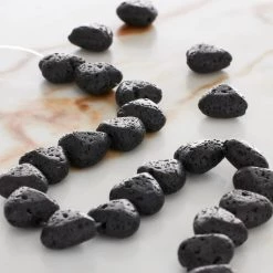 Brand new 🛒 Black Lava Heart Beads, 10mm by Bead Landing™ 👍 -Deals Bead Landing Store 10686208 20