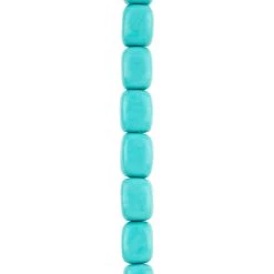 Wholesale 🌟 Turquoise Reconstituted Howlite Potato Beads by Bead Landing™ 💯