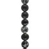 Top 10 ⭐ Black Snowflake Jasper Faceted Coin Beads, 8mm by Bead Landing™ 🧨