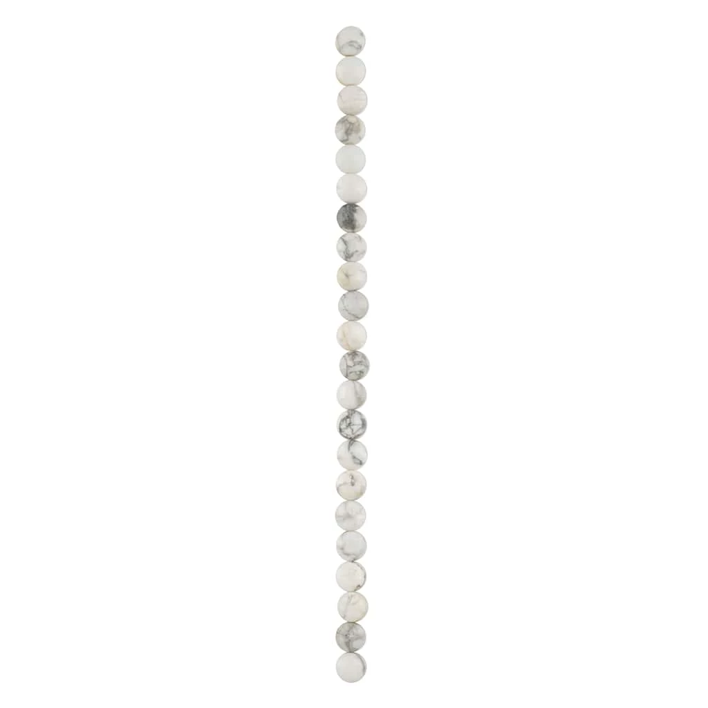 Top 10 😍 12 Pack: White Howlite Faceted Coin Beads, 8mm by Bead Landing™ 😍 5 Top 10 😍 12 Pack: White Howlite Faceted Coin Beads, 8mm by Bead Landing™ 😍 - Image 3
