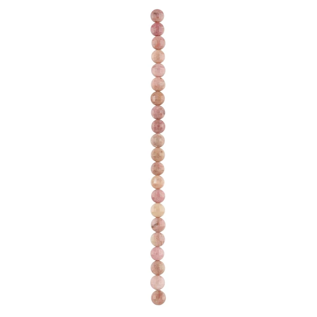 Cheap 🥰 12 Pack: Pink Rhodonite Faceted Coin Beads, 8mm by Bead Landing™ 🔥 5 Cheap 🥰 12 Pack: Pink Rhodonite Faceted Coin Beads, 8mm by Bead Landing™ 🔥 - Image 3