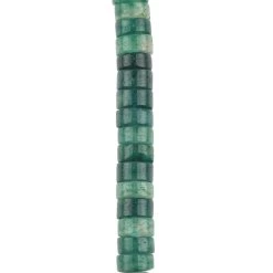 Hot Sale 🔥 12 Pack: Green Agate Heishi Beads, 6mm by Bead Landing™ 🧨