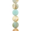 Coupon 😉 12 Pack: Matte Amazonite Lentil Beads, 10mm by Bead Landing™ ✔️ -Deals Bead Landing Store 10686551 1 1