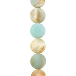Best Pirce 🌟 Matte Amazonite Lentil Beads, 10mm by Bead Landing™ 😀