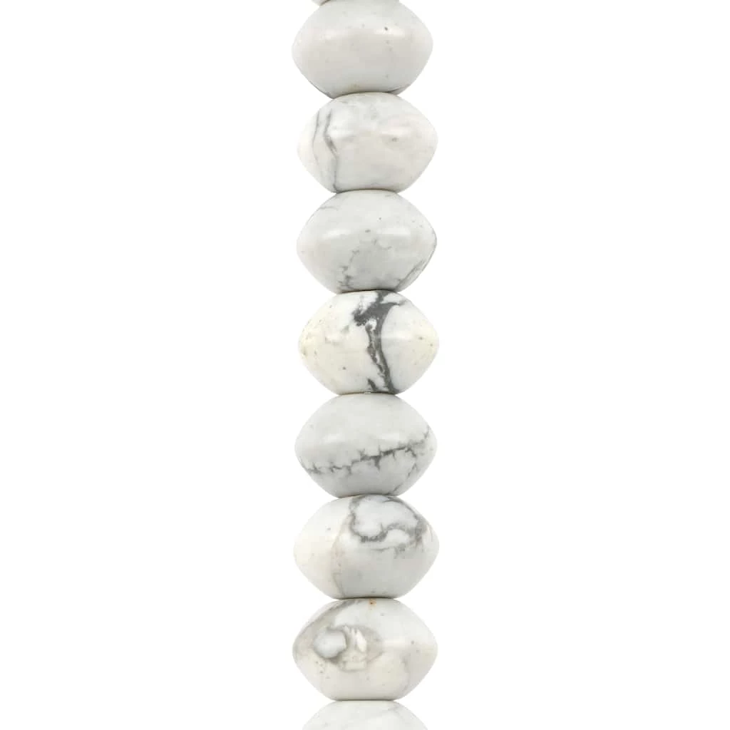 Hot Sale โญ White Howlite Bicone Beads, 8mm by Bead Landing™ ๐ 3 Hot Sale โญ White Howlite Bicone Beads, 8mm by Bead Landing™ ๐