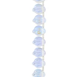 Buy ✔️ Clear Glass Leaf Beads, 15mm by Bead Landing™ 🛒
