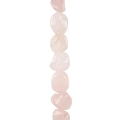 Best Pirce 🤩 12 Pack: Rose Quartz Potato Beads by Bead Landing™ 🎉