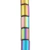Best Pirce 🎁 12 Pack: Rainbow Reconstituted Hematite Tube Beads, 8mm by Bead Landing™ 👏 -Deals Bead Landing Store 10686587 1 1