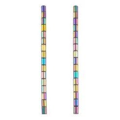 Wholesale 😀 Rainbow Reconstituted Hematite Tube Beads, 8mm by Bead Landing™ 😍 -Deals Bead Landing Store 10686587 2