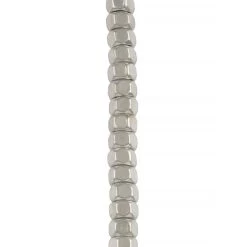 Budget 😍 12 Pack: Rhodium Faceted Metal Cube Beads, 6mm by Bead Landing™ 🥰