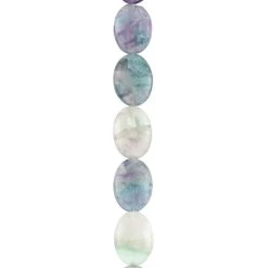 Cheap 🎉 Flourite Oval Beads, 18mm by Bead Landing™ ✨
