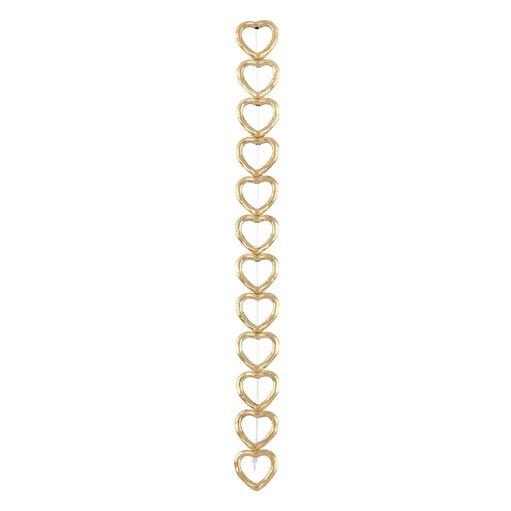 Flash Sale 😉 Gold Metal Heart Beads, 13mm by Bead Landing™ ⭐ 5 Flash Sale 😉 Gold Metal Heart Beads, 13mm by Bead Landing™ ⭐ - Image 3
