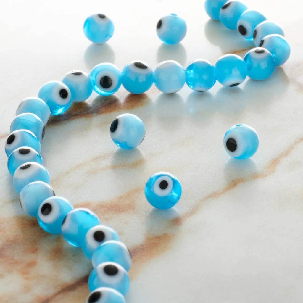 Flash Sale 🎉 Light Blue Glass Round Beads by Bead Landing™ 😉 4 Flash Sale 🎉 Light Blue Glass Round Beads by Bead Landing™ 😉 - Image 2
