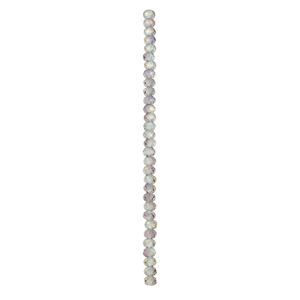 Brand new ๐ Gray Glass Faceted Rondelle Beads by Bead Landing™ ๐ 5 Brand new ๐ Gray Glass Faceted Rondelle Beads by Bead Landing™ ๐ - Image 3
