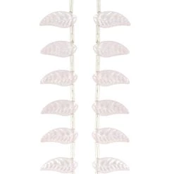 Wholesale 🤩 12 Packs: 24 ct. (288 total) Pink Glass Leaf Beads, 18mm by Bead Landing™ 🔔