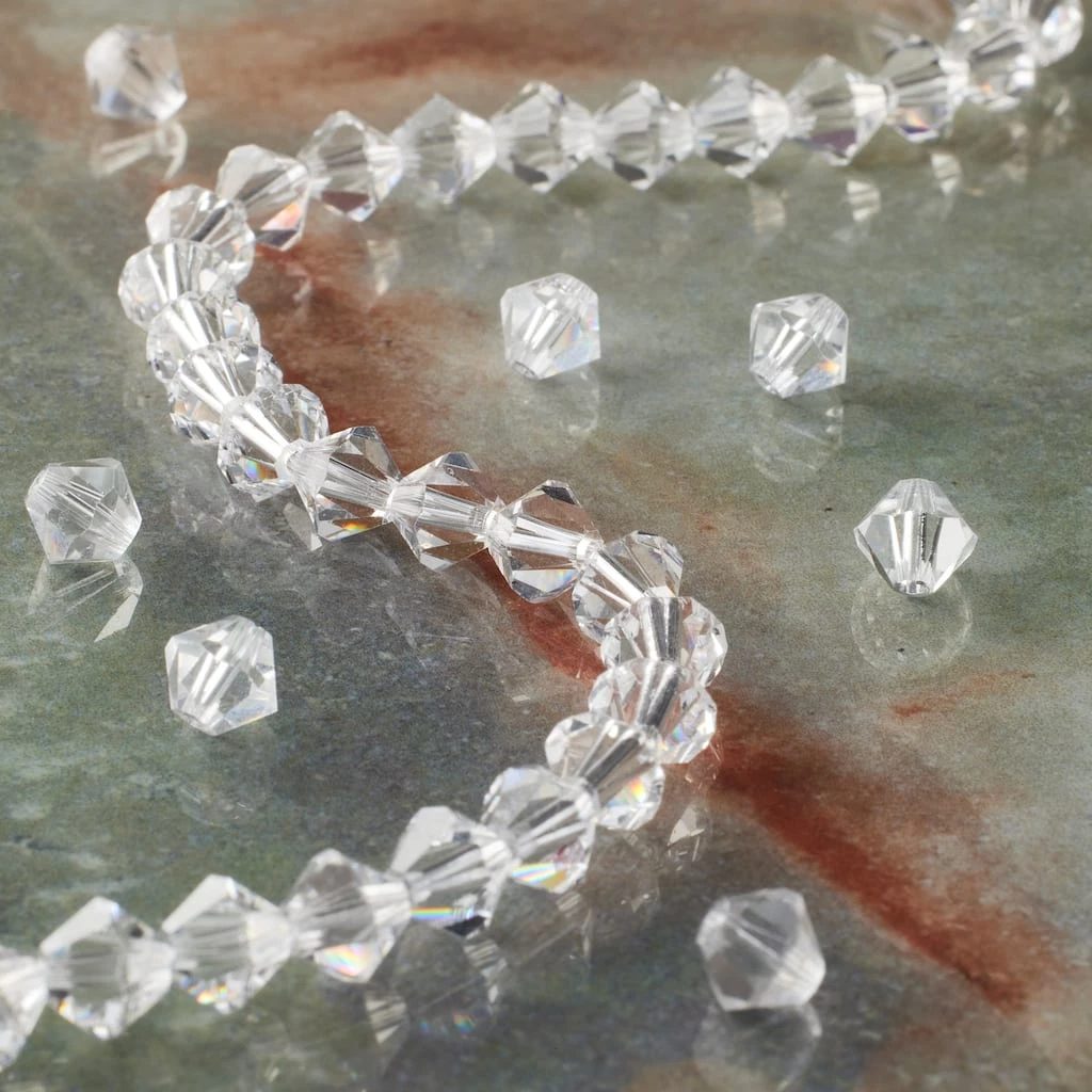 Outlet ๐ Preciosa Glass Crystal Bicone Beads, 6mm by Bead Landing™ โ 4 Outlet ๐ Preciosa Glass Crystal Bicone Beads, 6mm by Bead Landing™ โ - Image 2