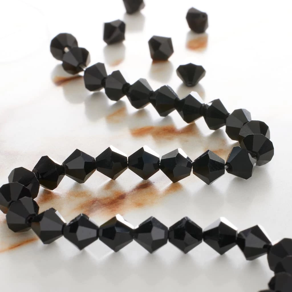 Outlet ✔️ 12 Pack: Preciosa Glass Crystal Bicone Beads, 6mm by Bead Landing™ 👏 4 Outlet ✔️ 12 Pack: Preciosa Glass Crystal Bicone Beads, 6mm by Bead Landing™ 👏 - Image 2